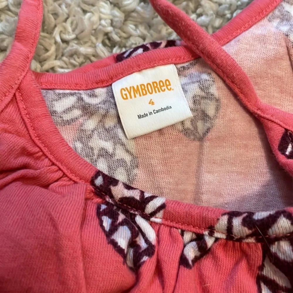 2017 Gymboree “Safari Twirl” Butterfly Dress, Size 4